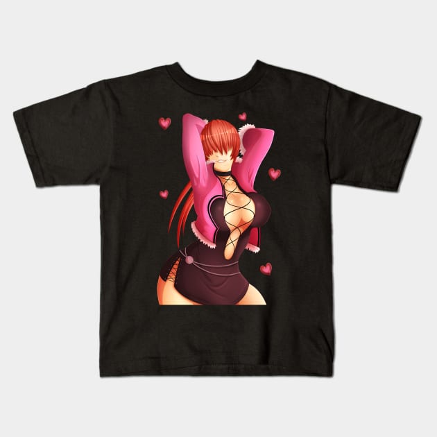 Shermie Kids T-Shirt by SenpaiLove